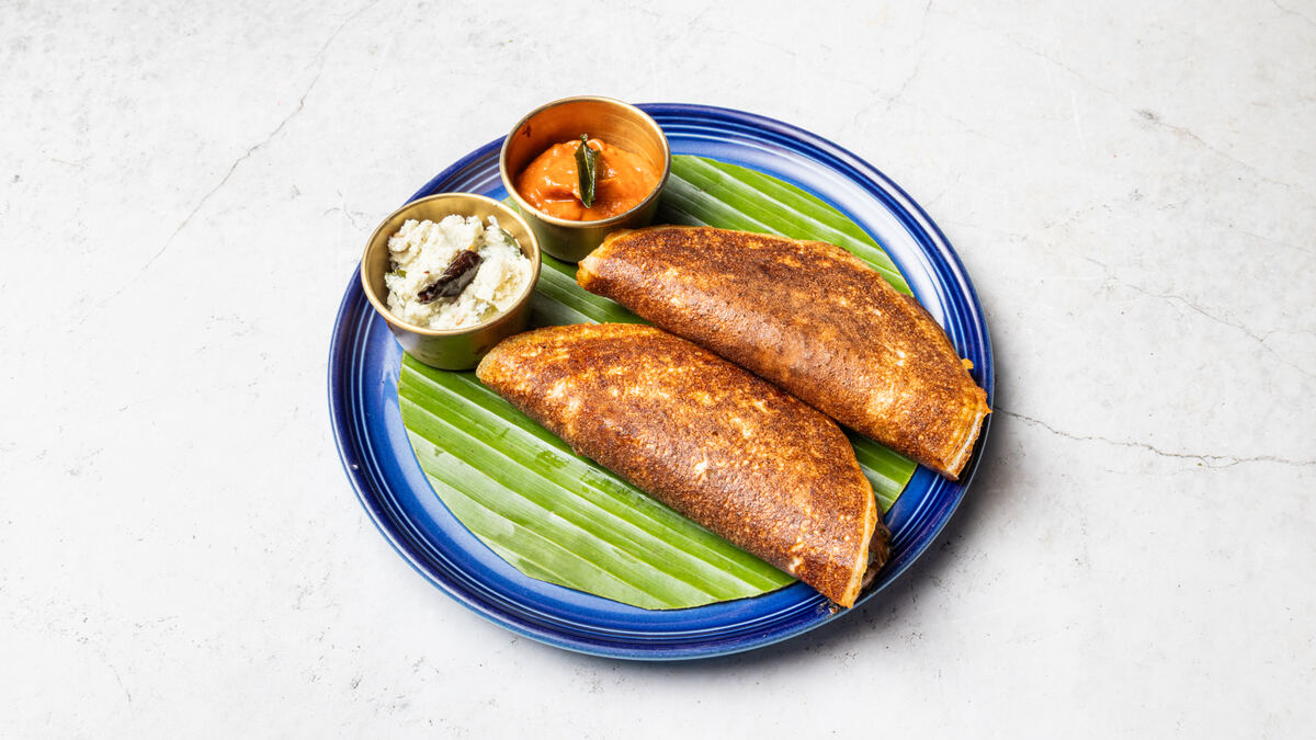 Benne Dosa Tacos